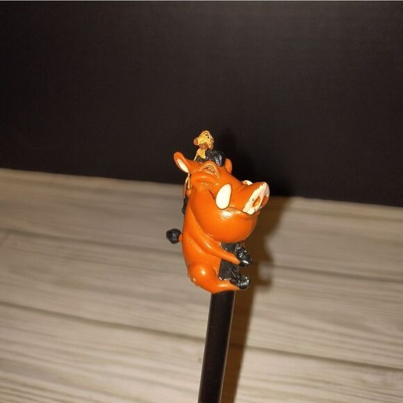 Disney Applause The Lion King Timon & Pumba Pencil Vintage 1994 Unused - Picture 4 of 8